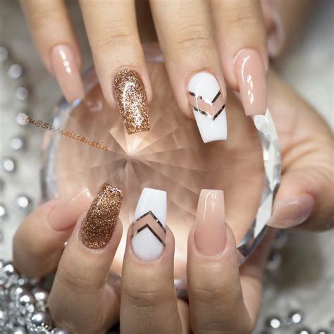 ballerina shaped nail designs